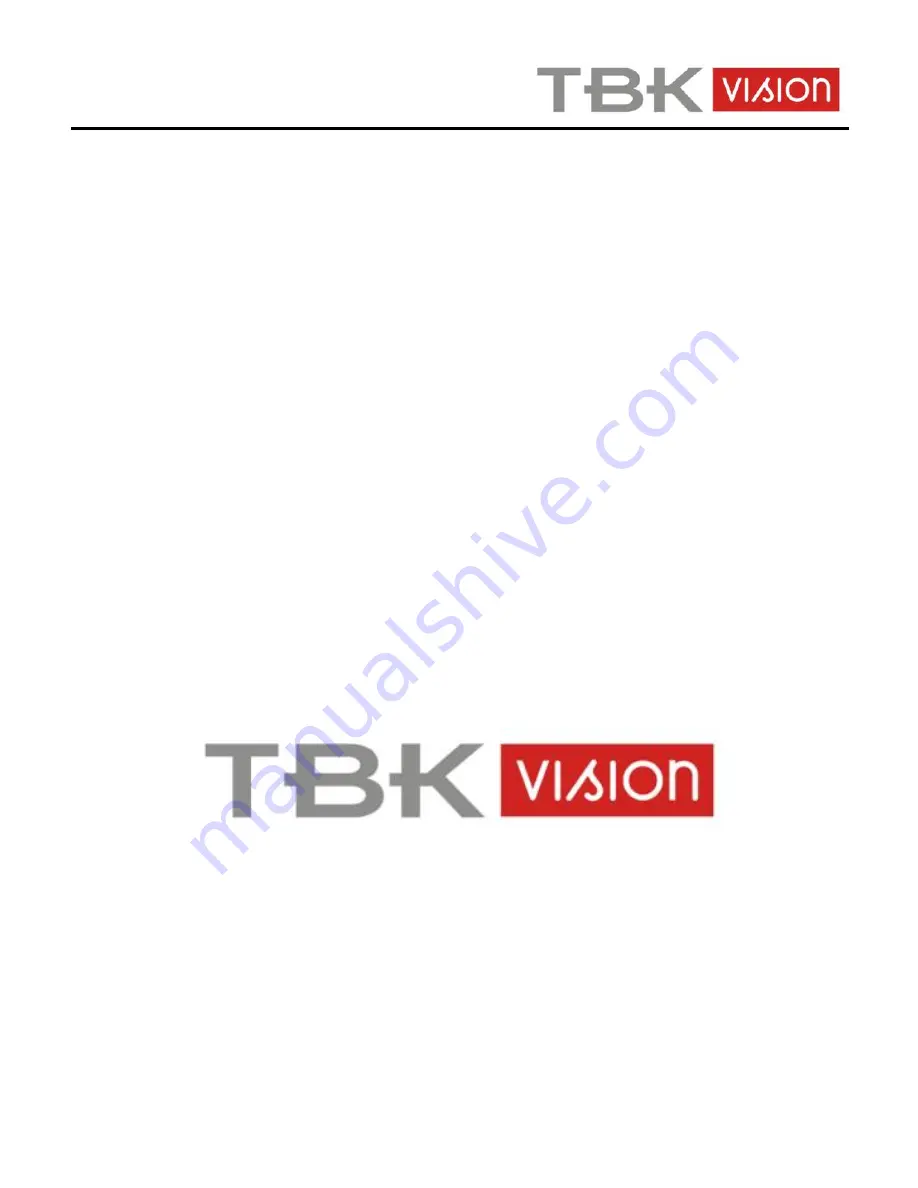 TBK vision TBK-BUL4841EIR Скачать руководство пользователя страница 24