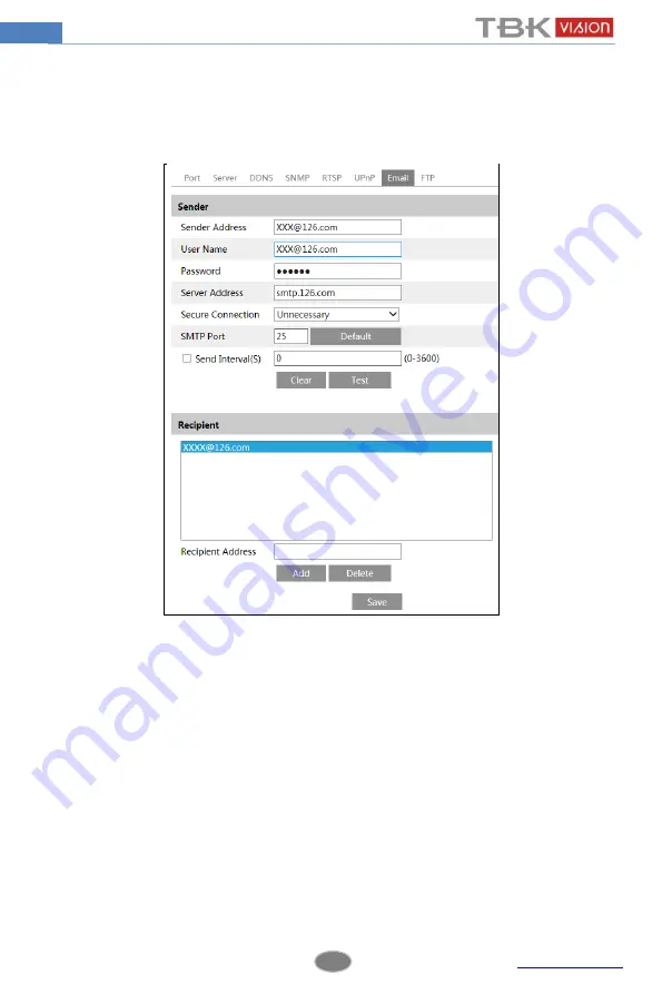 TBK vision TBK-BUL7443EIR User Manual Download Page 35