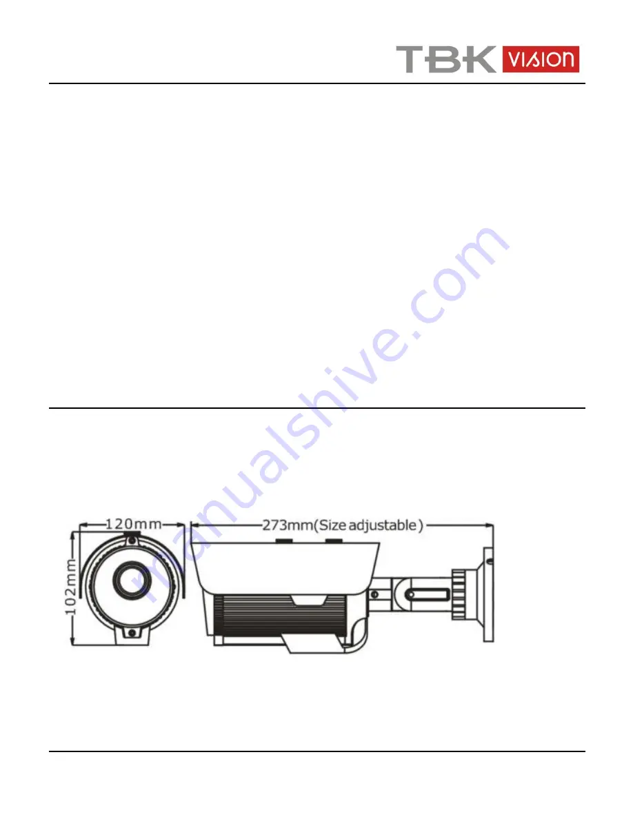 TBK vision TBK-MD5641EIR User Manual Download Page 5