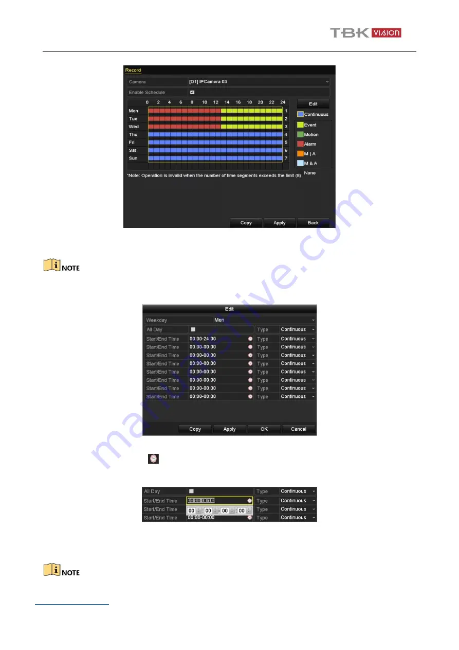 TBK vision TBK-NVR2200 Series Скачать руководство пользователя страница 78