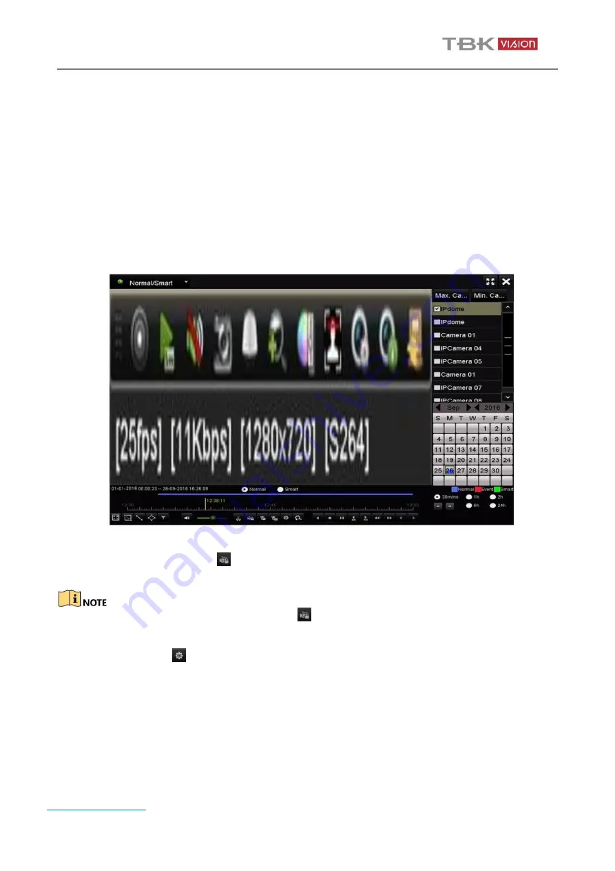 TBK vision TBK-NVR2200 Series Скачать руководство пользователя страница 92