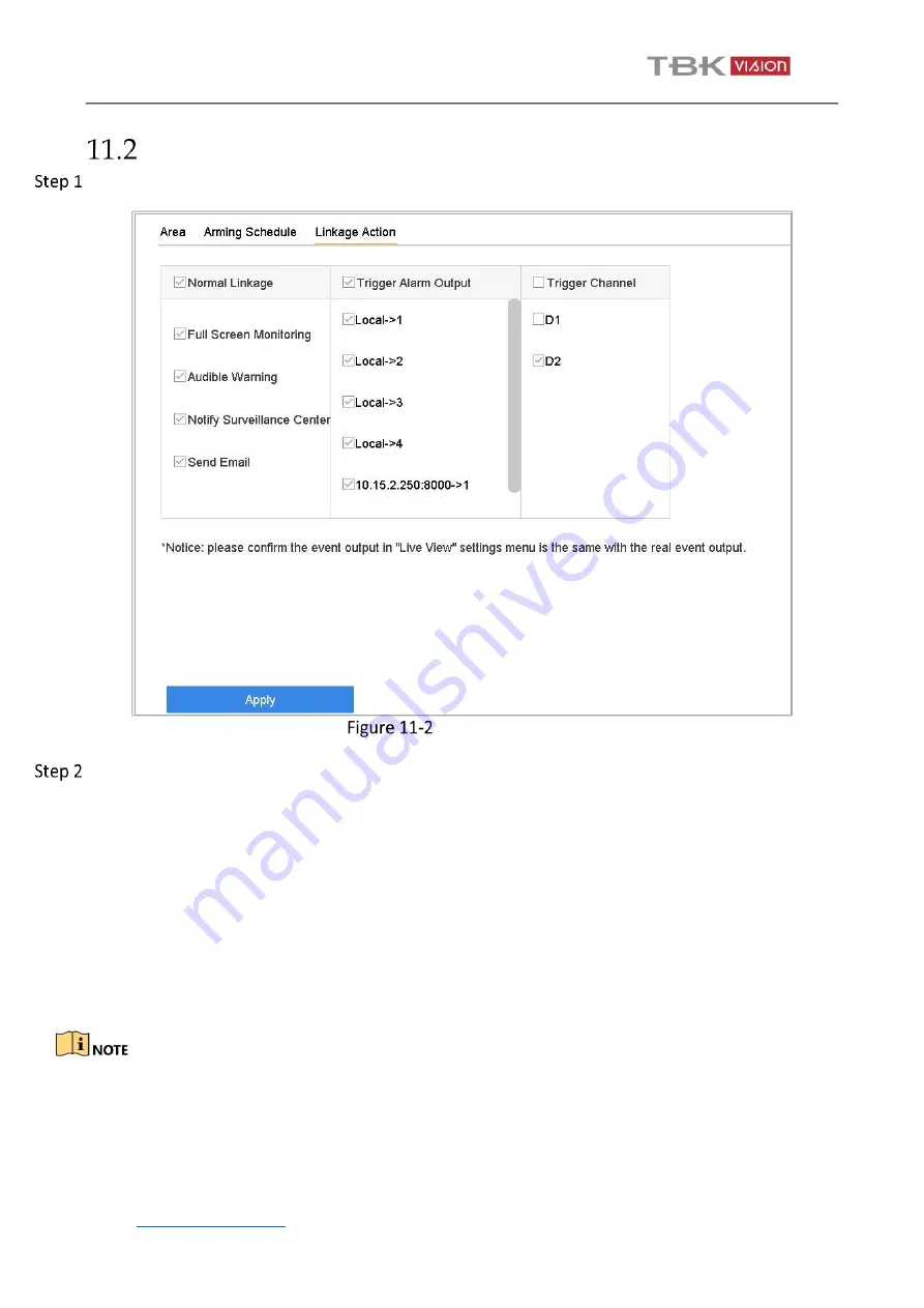 TBK vision TBK-NVR2300 Series Скачать руководство пользователя страница 96