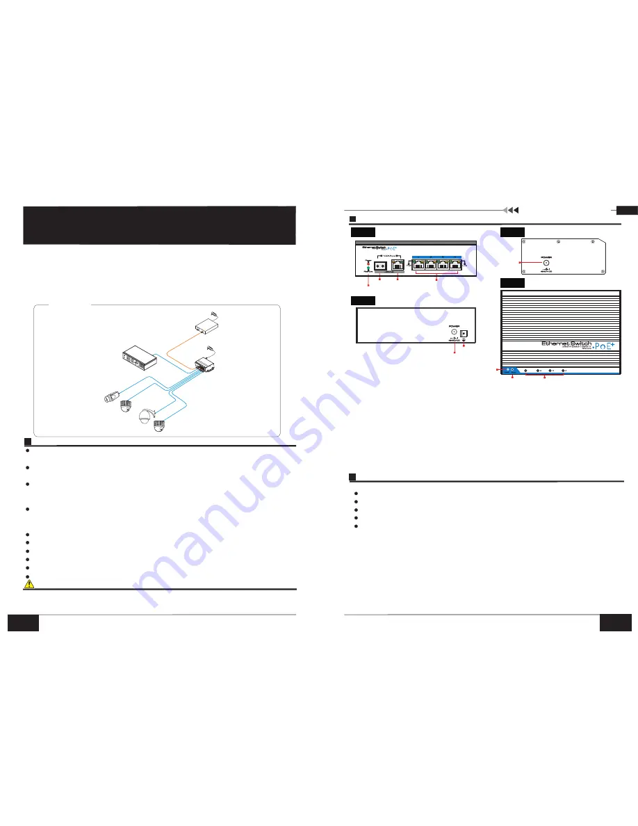 TBK vision TBK-SWPOE4 Скачать руководство пользователя страница 1