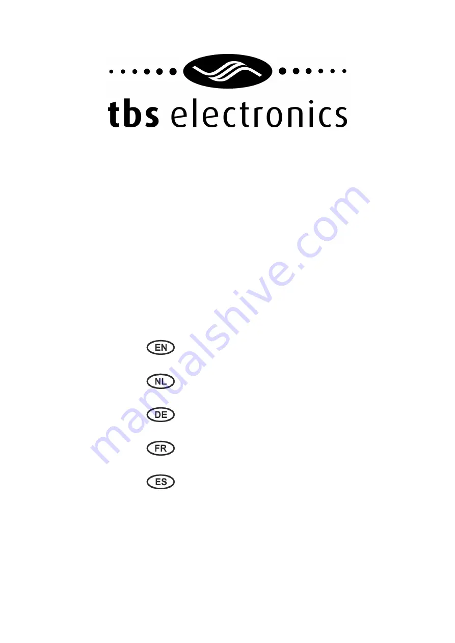 tbs electronics Omnicharger OC48-40 Скачать руководство пользователя страница 1