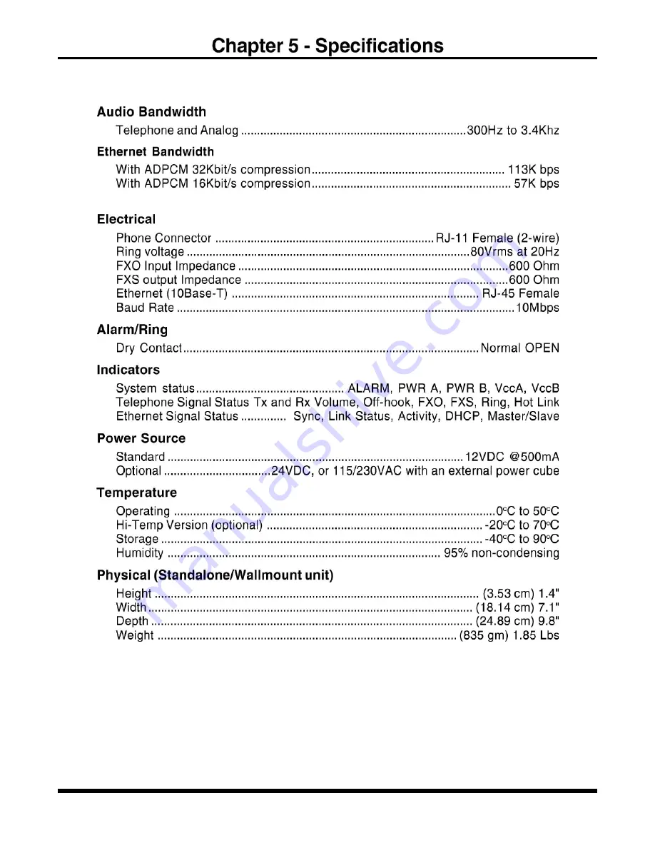 TC Communications TC1910 User Manual Download Page 22