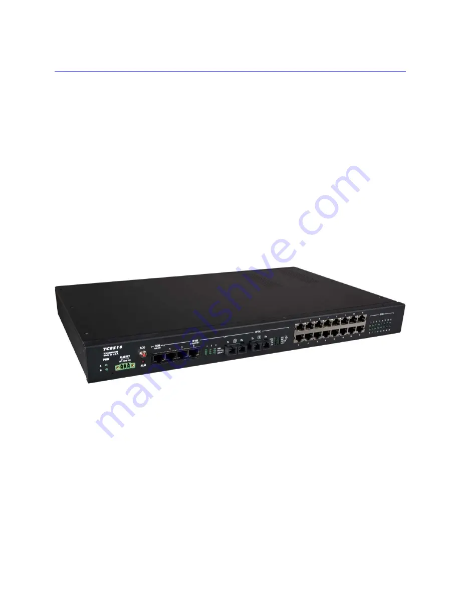 TC Communications TC8518 E1 User Manual Download Page 9