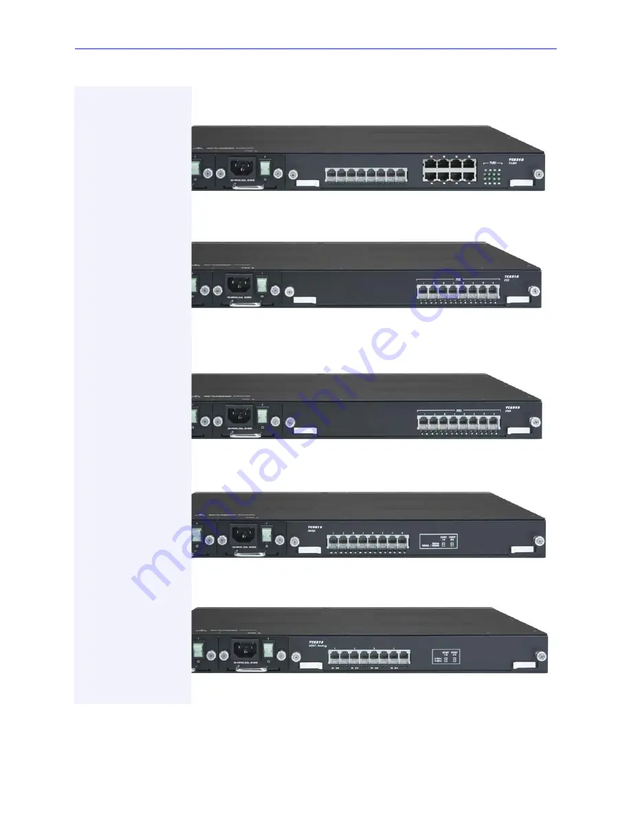 TC Communications TC8518 E1 User Manual Download Page 15