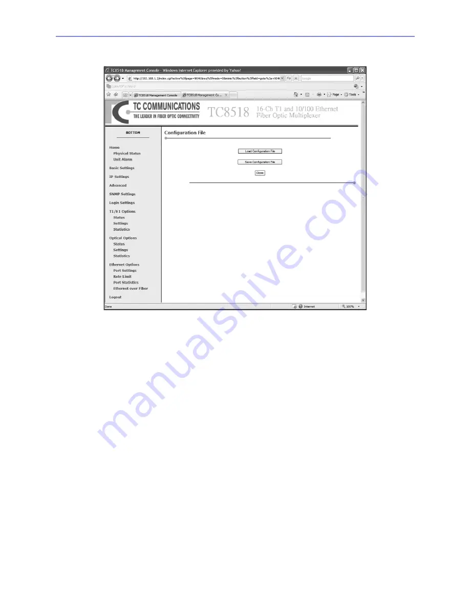 TC Communications TC8518 E1 User Manual Download Page 47