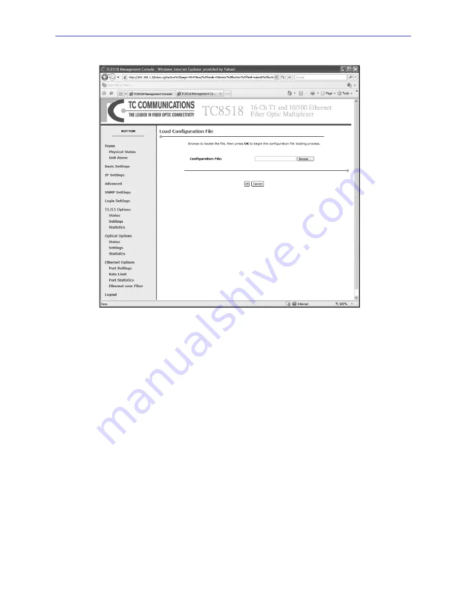 TC Communications TC8518 E1 User Manual Download Page 48