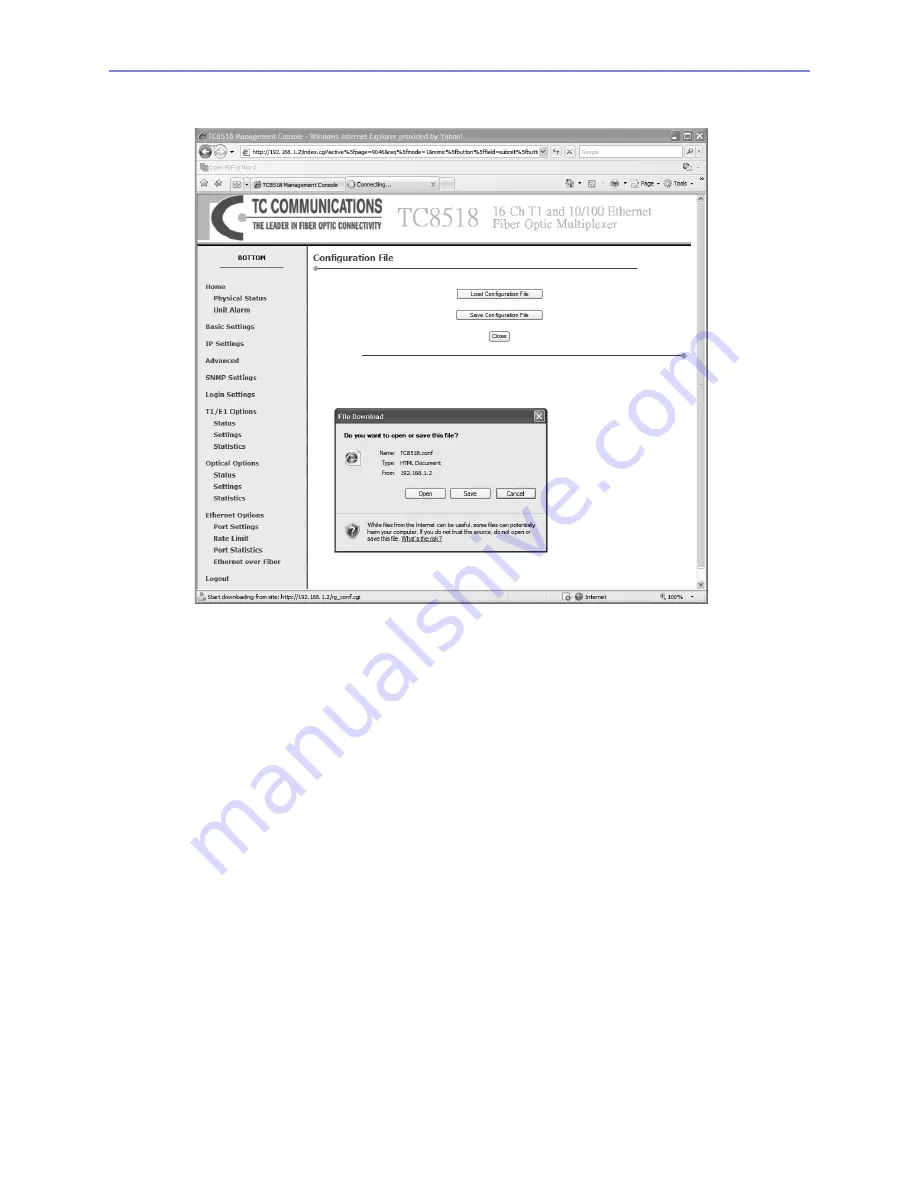 TC Communications TC8518 E1 User Manual Download Page 49