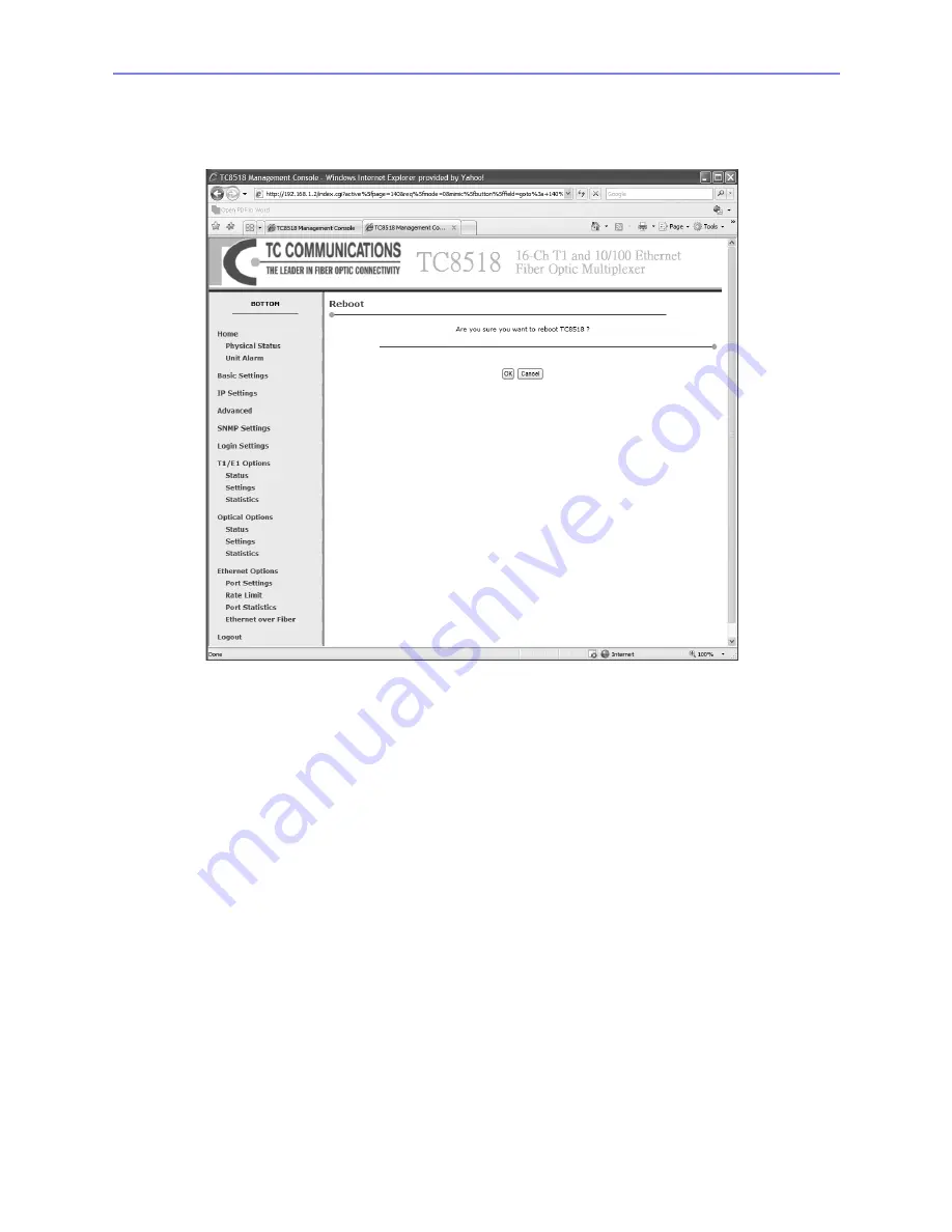 TC Communications TC8518 E1 User Manual Download Page 51