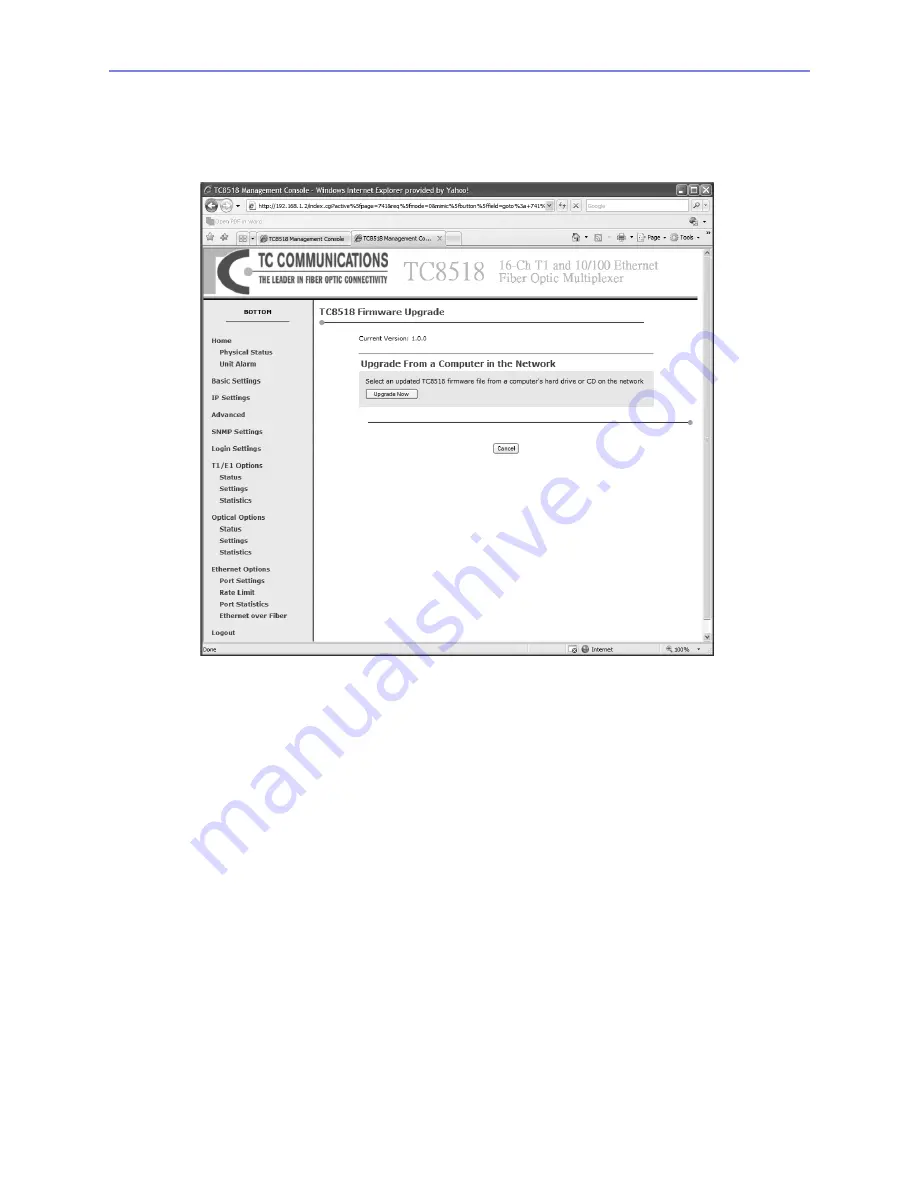 TC Communications TC8518 E1 User Manual Download Page 53