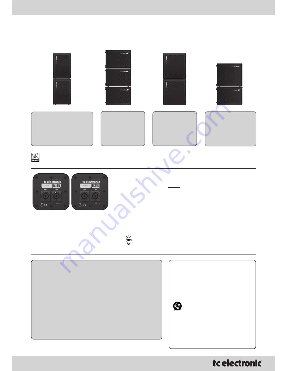 TC Electronic BC210 Скачать руководство пользователя страница 1