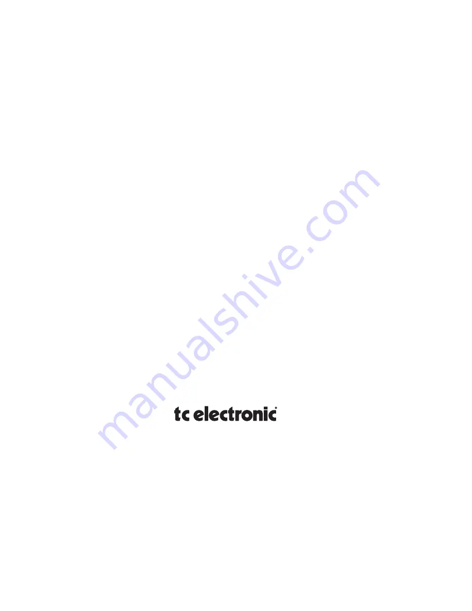 TC Electronic BG250 User Manual Download Page 14