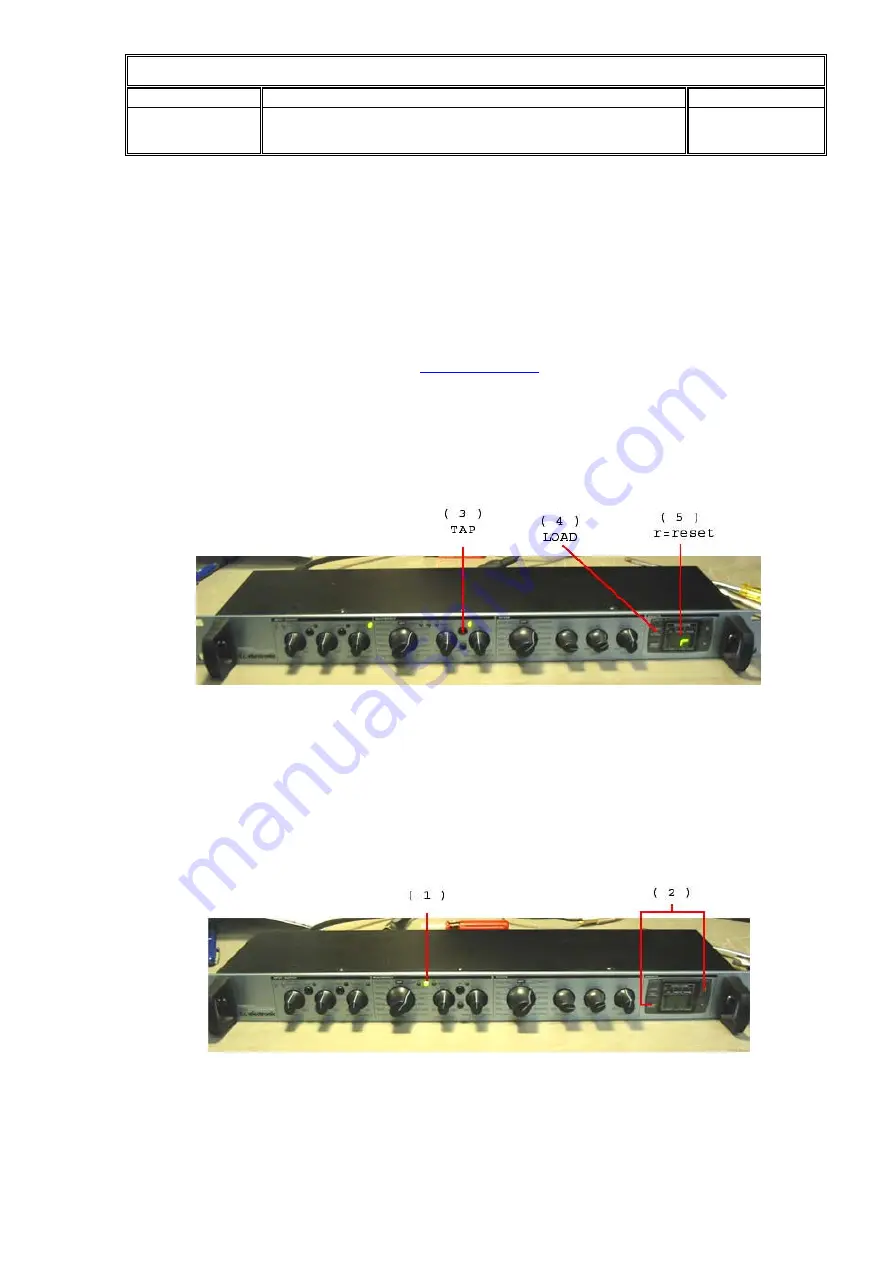 TC Electronic M300 Service Manual Download Page 1