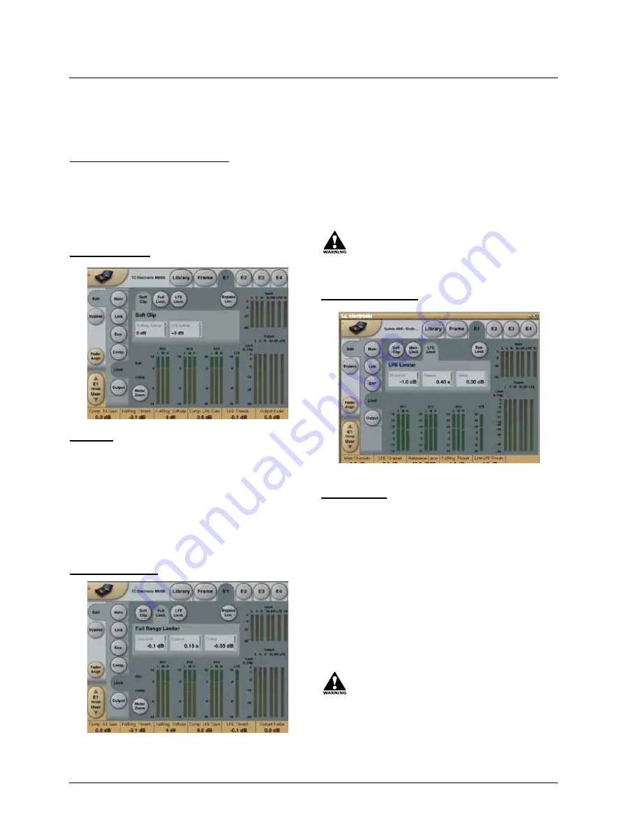 TC Electronic SYSTEM 6000 MKII Algorithm Manual Download Page 62