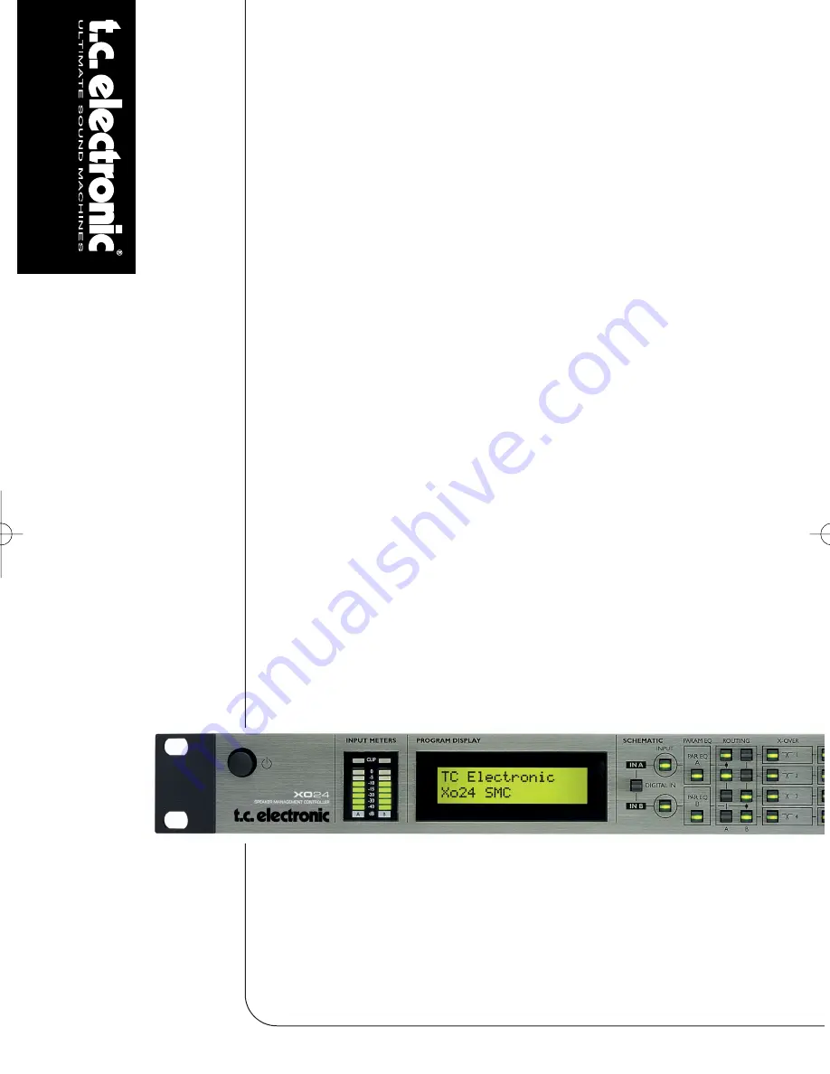 TC Electronic XO24 User Manual Download Page 1