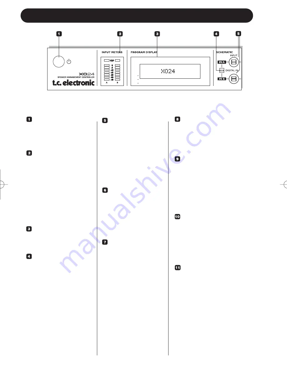 TC Electronic XO24 User Manual Download Page 8