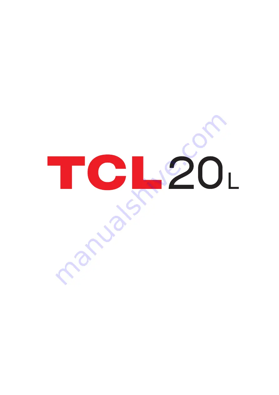 TCL 20L Скачать руководство пользователя страница 1