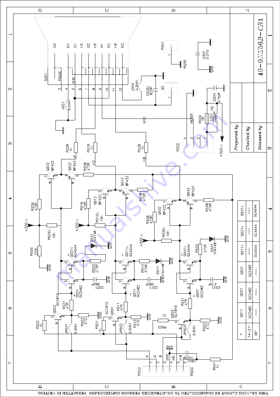 TCL 21M62US Service Manual Download Page 39