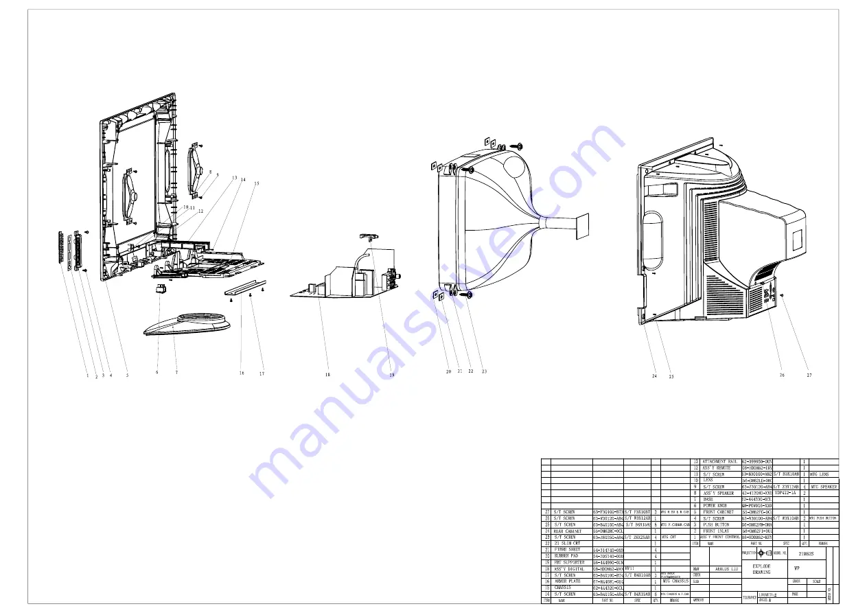 TCL 21M62US Service Manual Download Page 76