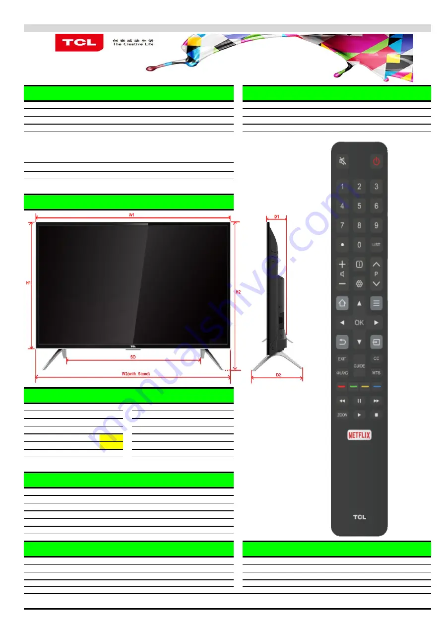 TCL 49S62FS Service Manual Download Page 7