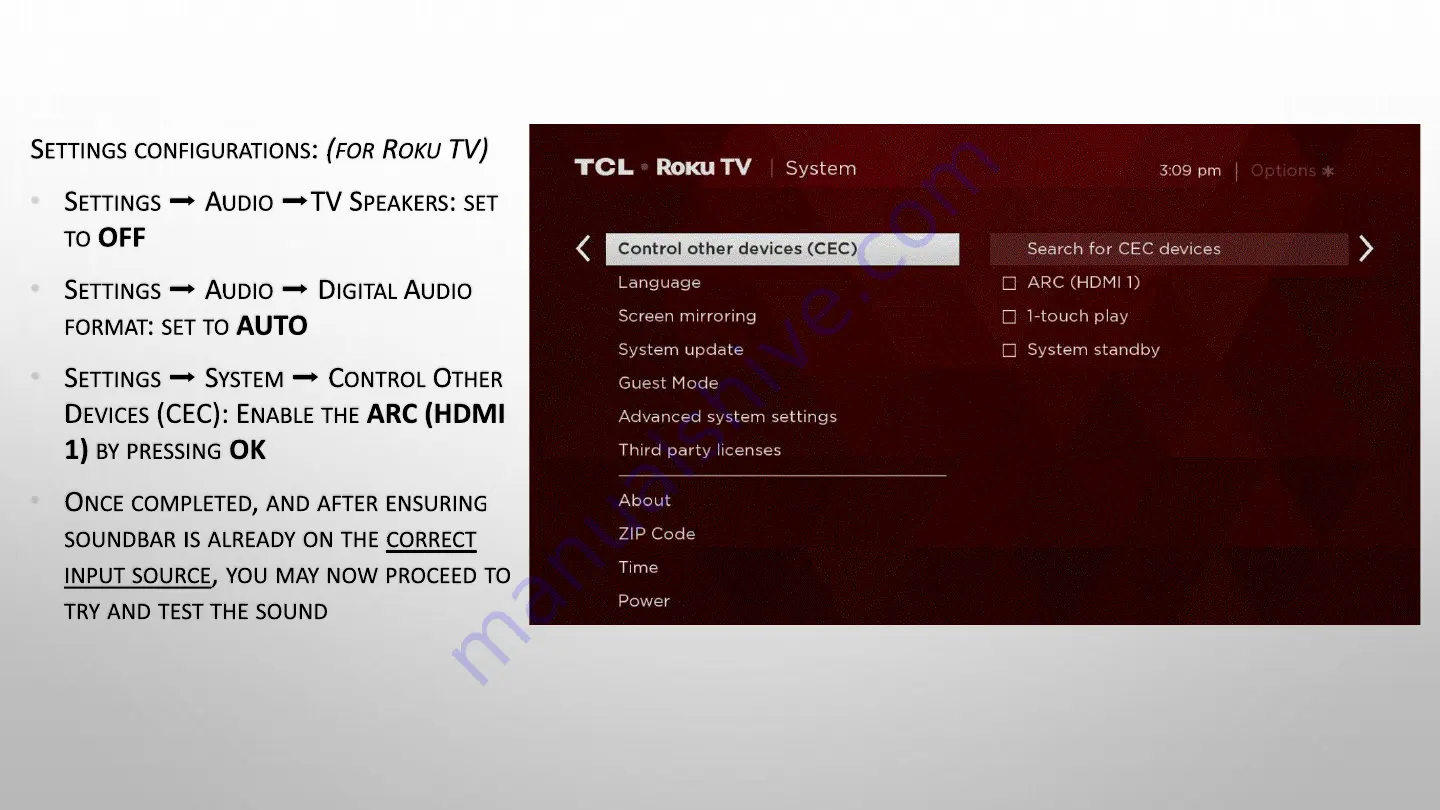 TCL Alto TS6 Quick Start Manual Download Page 11