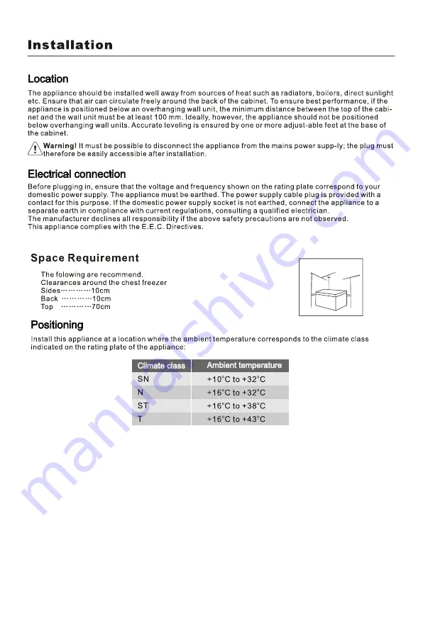 TCL F145CFW Operating Instructions Manual Download Page 8