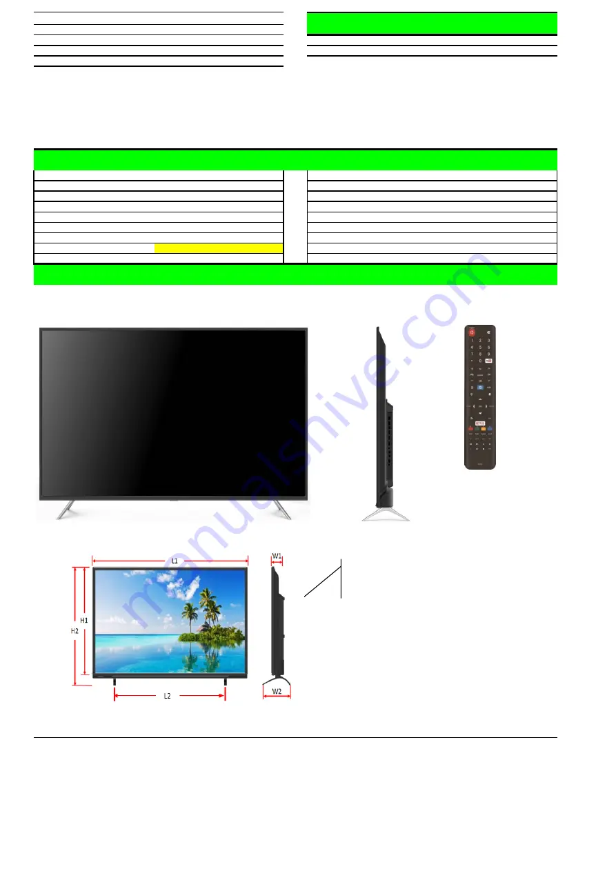 TCL HYLED-58UHD4 Service Manual Download Page 7