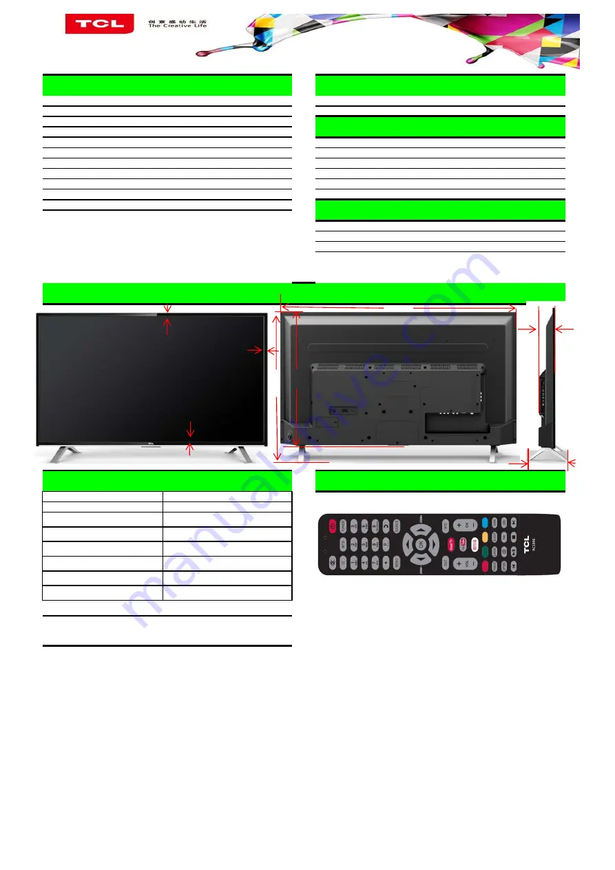 TCL L40D2730A Service Manual Download Page 7