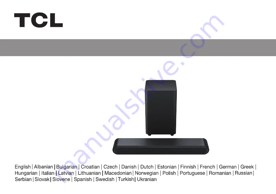 TCL S642W Скачать руководство пользователя страница 1