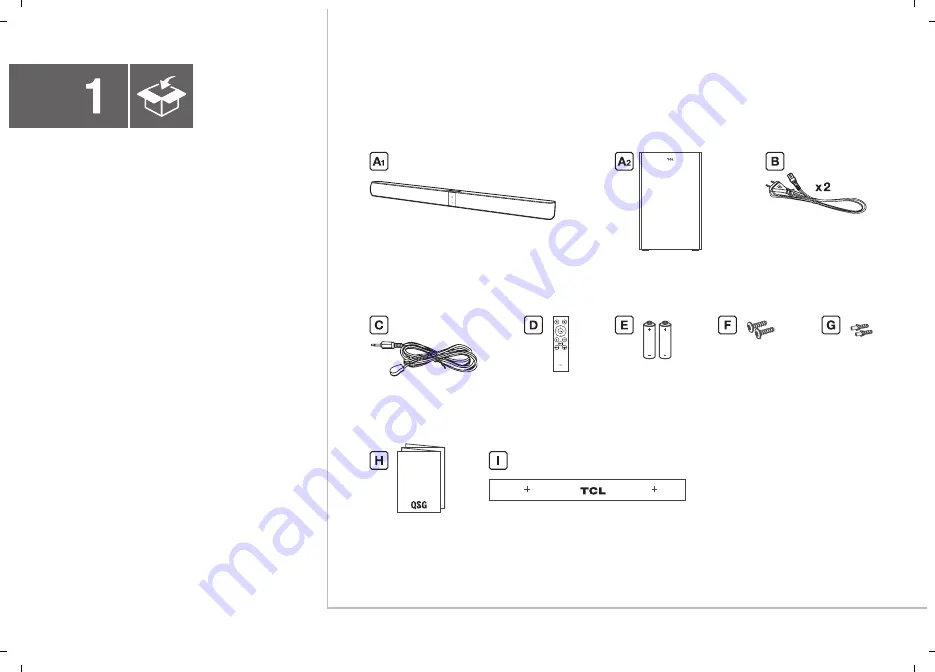 TCL TS7010 Quick Start Manual Download Page 2