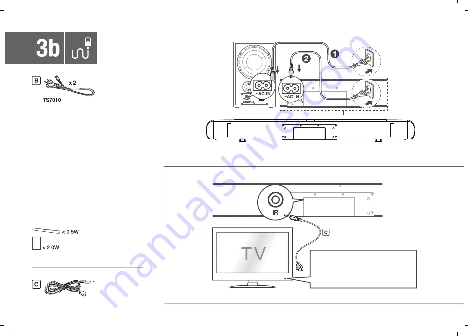 TCL TS7010 Quick Start Manual Download Page 5