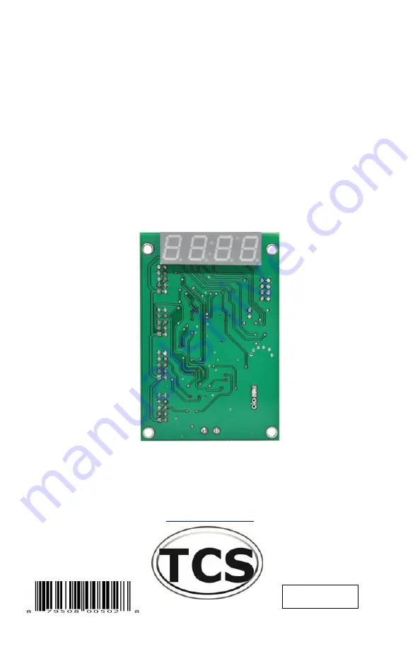 TCS TrainSpeed 4 Скачать руководство пользователя страница 1