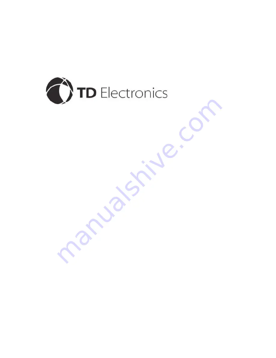 TD Electronics TDSESOTH05 Скачать руководство пользователя страница 27