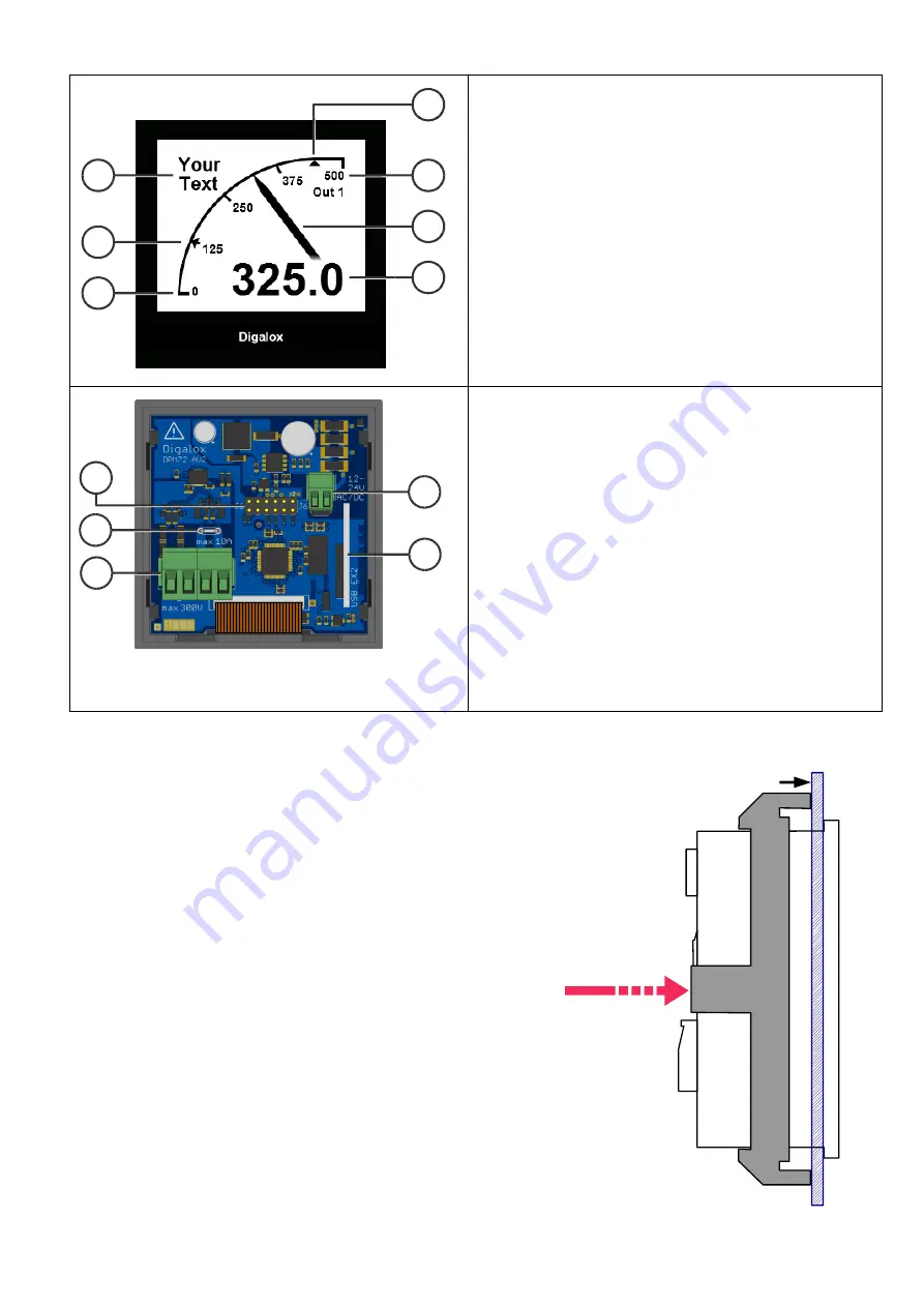 TDE Instruments Digalox DPM72-AV2 Instruction Manual Download Page 3