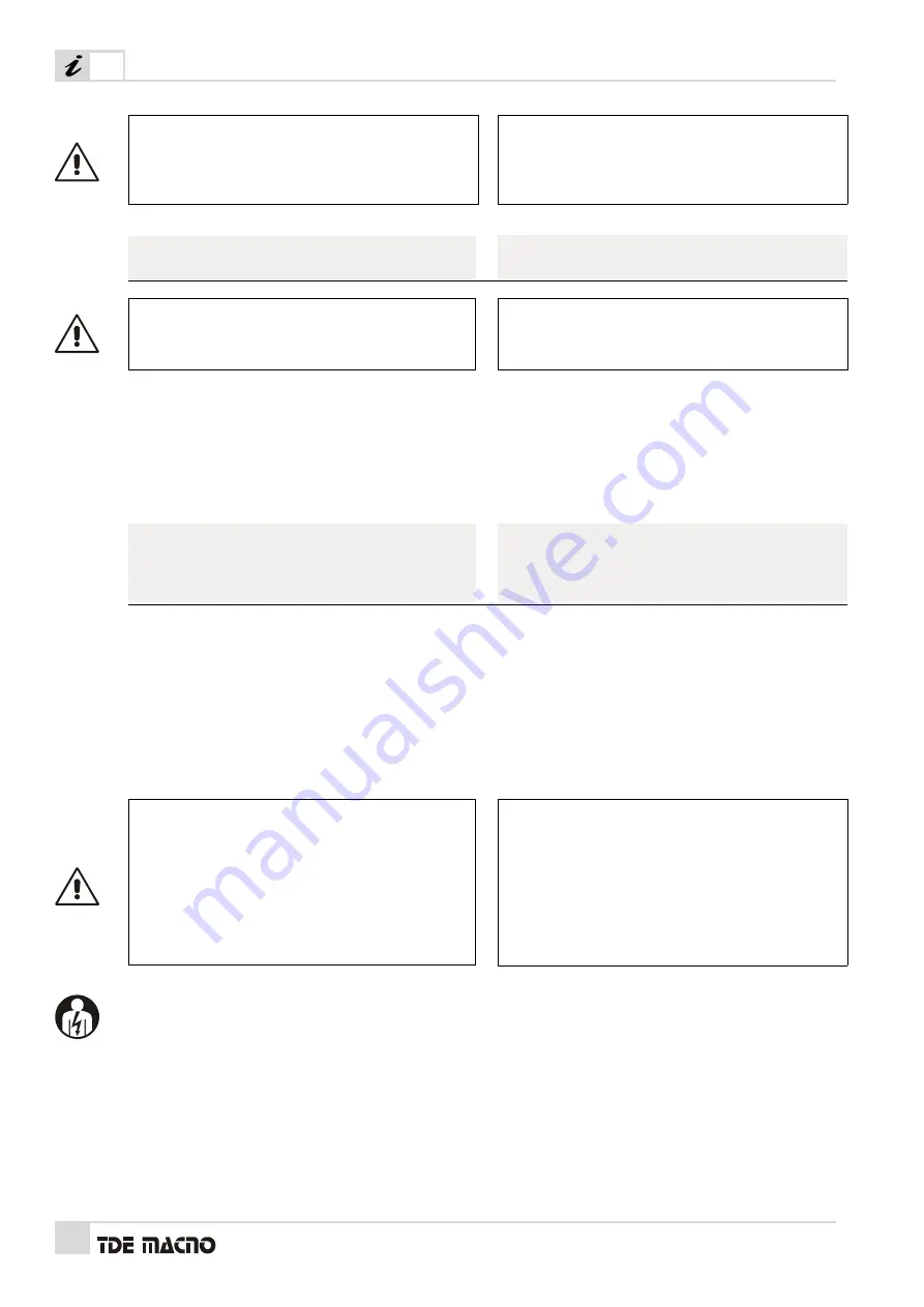 TDE MACNO OPEN DRIVE Installation Instructions Manual Download Page 10