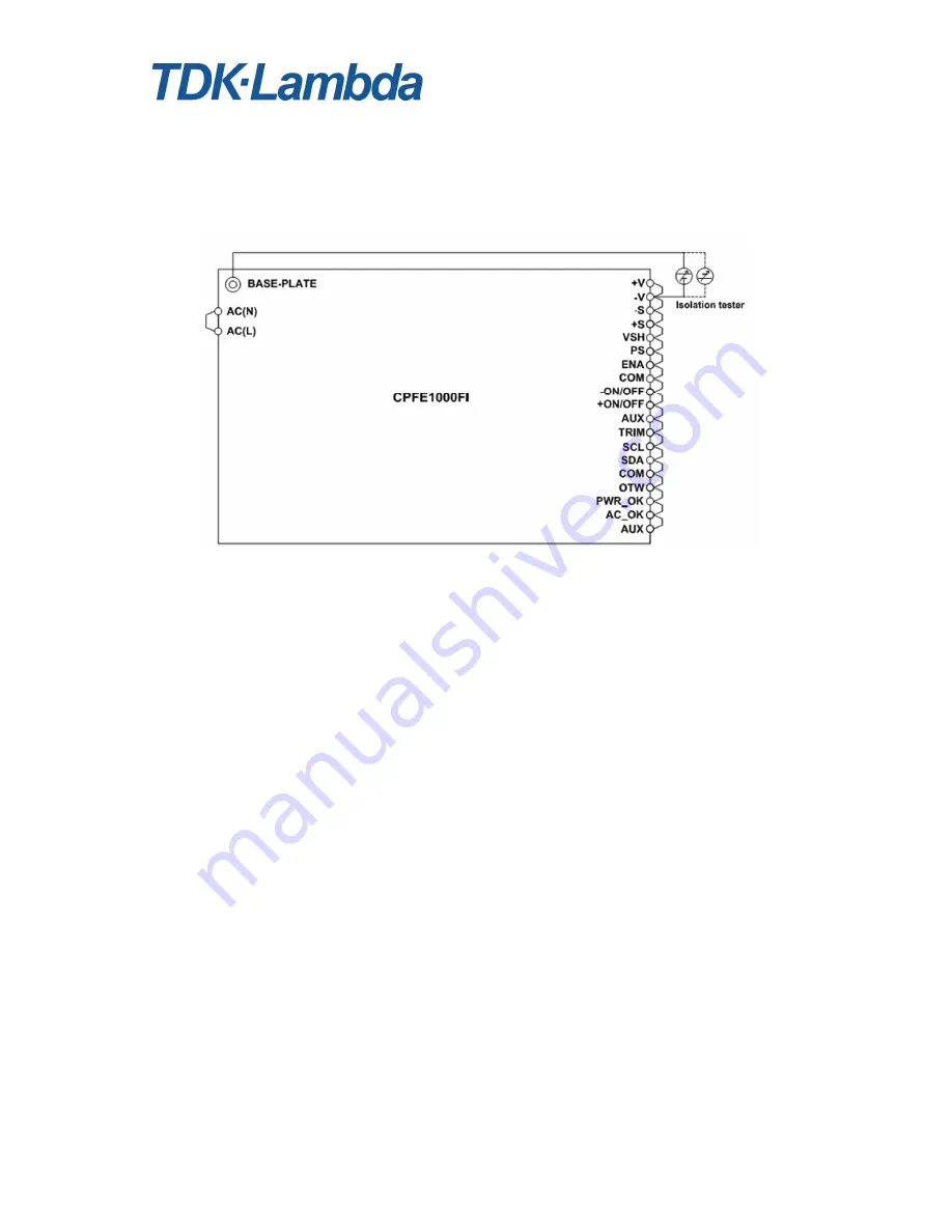 TDK-Lambda CPFE1000FI Series Скачать руководство пользователя страница 35