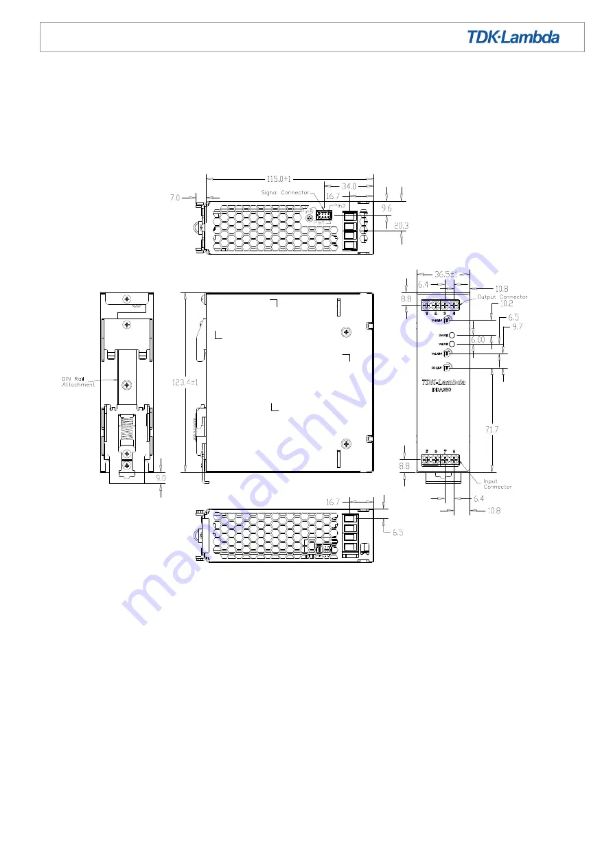 TDK-Lambda DDA Series Installation Manual Download Page 18