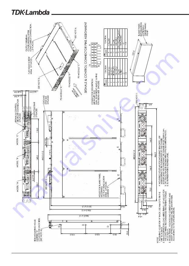 TDK-Lambda FPS-T1U Installation Manual Download Page 26