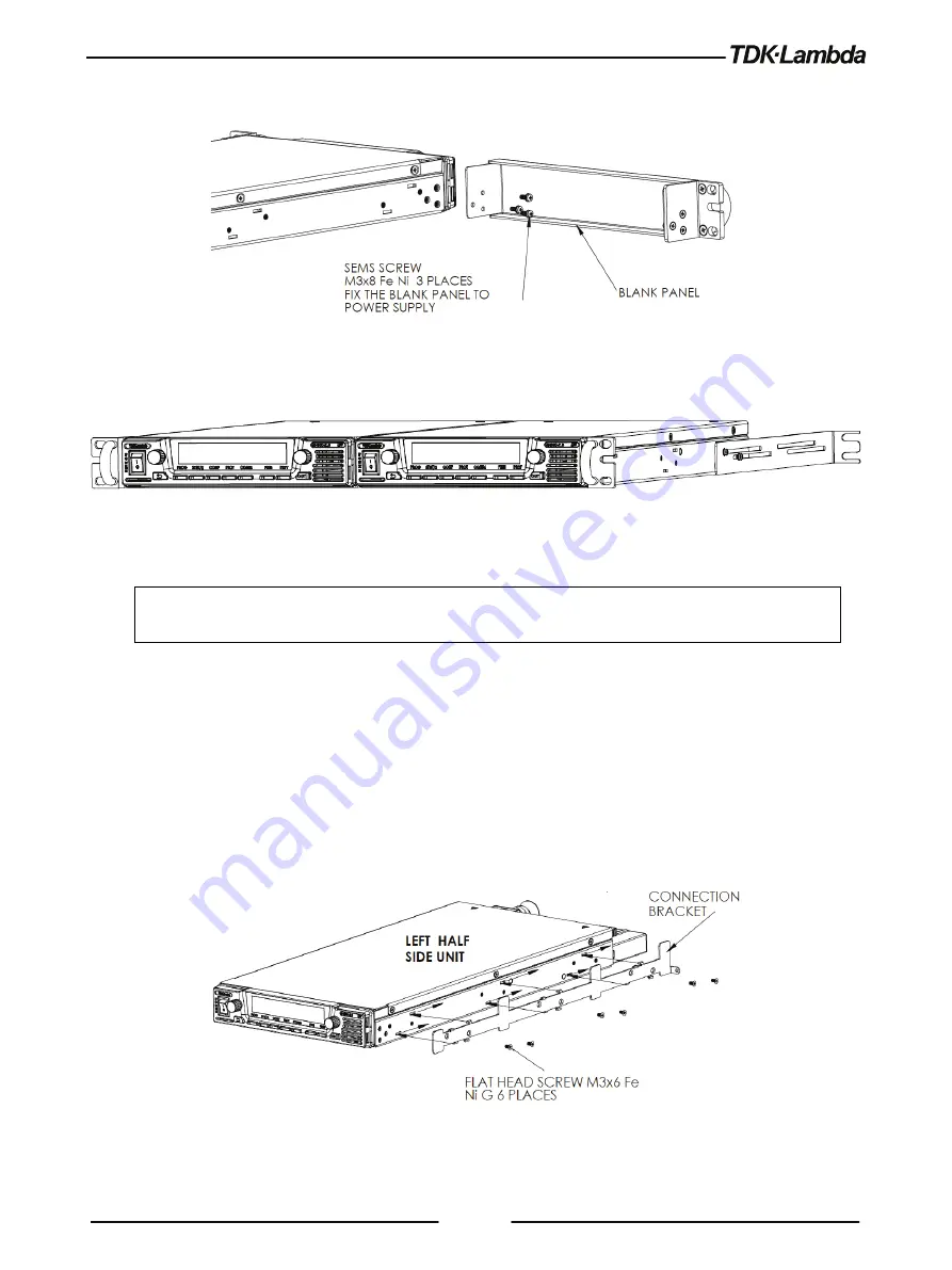 TDK-Lambda GH10-150 Product Safety & Installation Manual Download Page 43