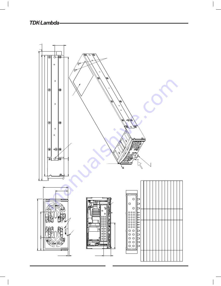 TDK-Lambda HFE1600-48 Скачать руководство пользователя страница 4