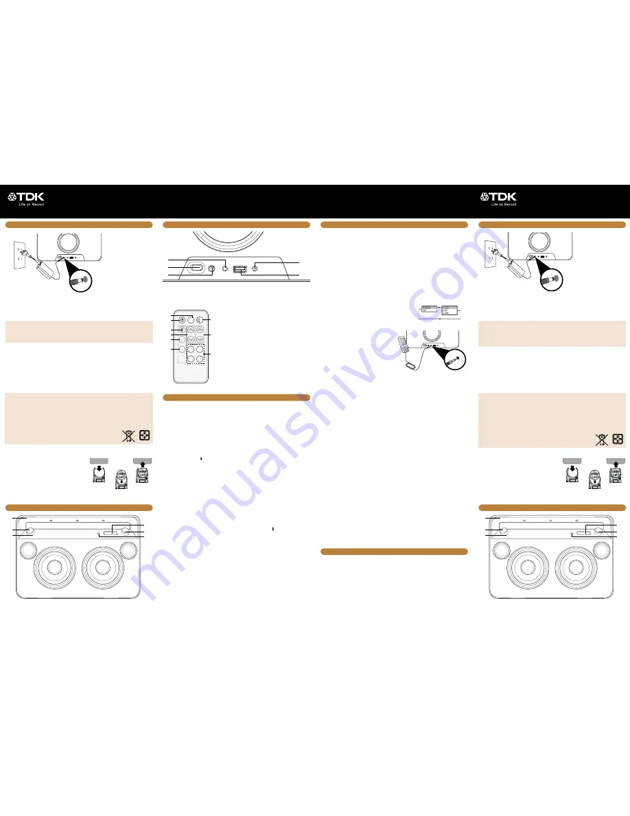 TDK A73 User Manual Download Page 1