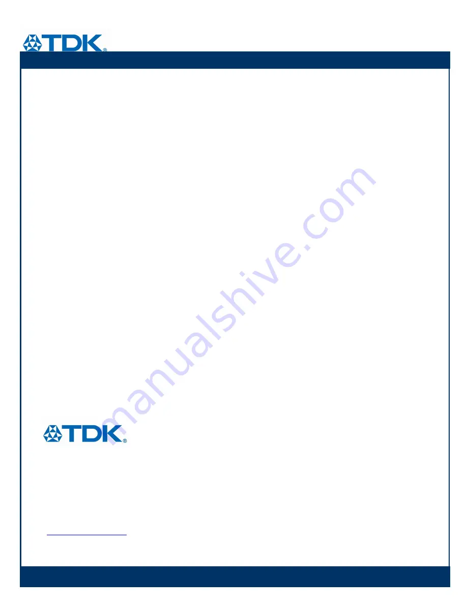 TDK Belleta iEA Series Datasheet Download Page 41