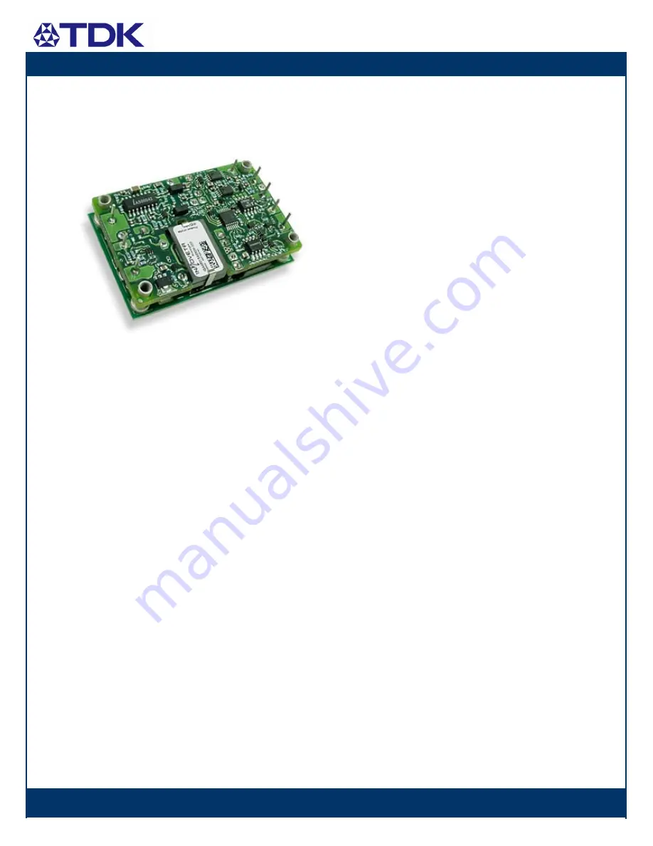 TDK Dualeta iQA Series Datasheet Download Page 1