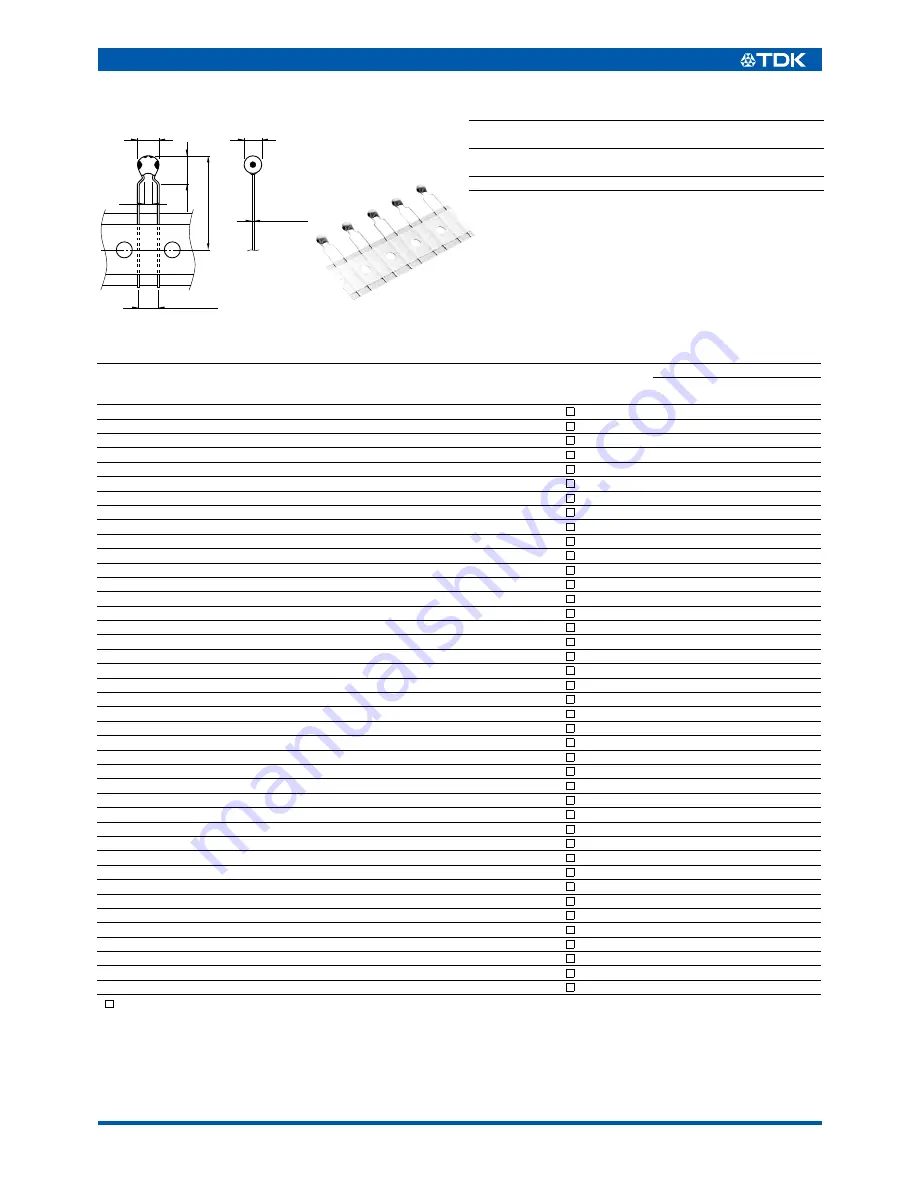 TDK EL Series EL0405 Specifications Download Page 2