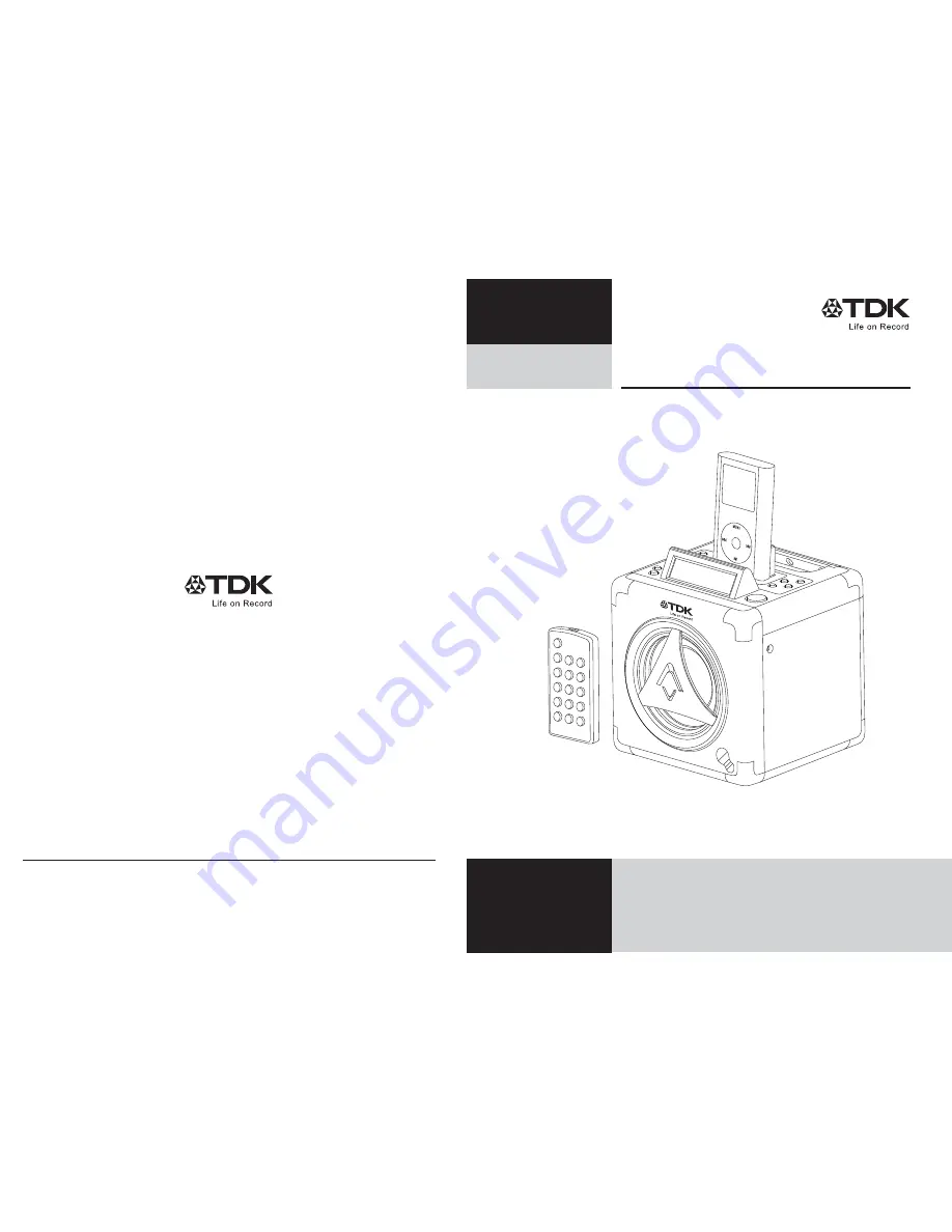 TDK iCUBIC Setup Manual Download Page 1