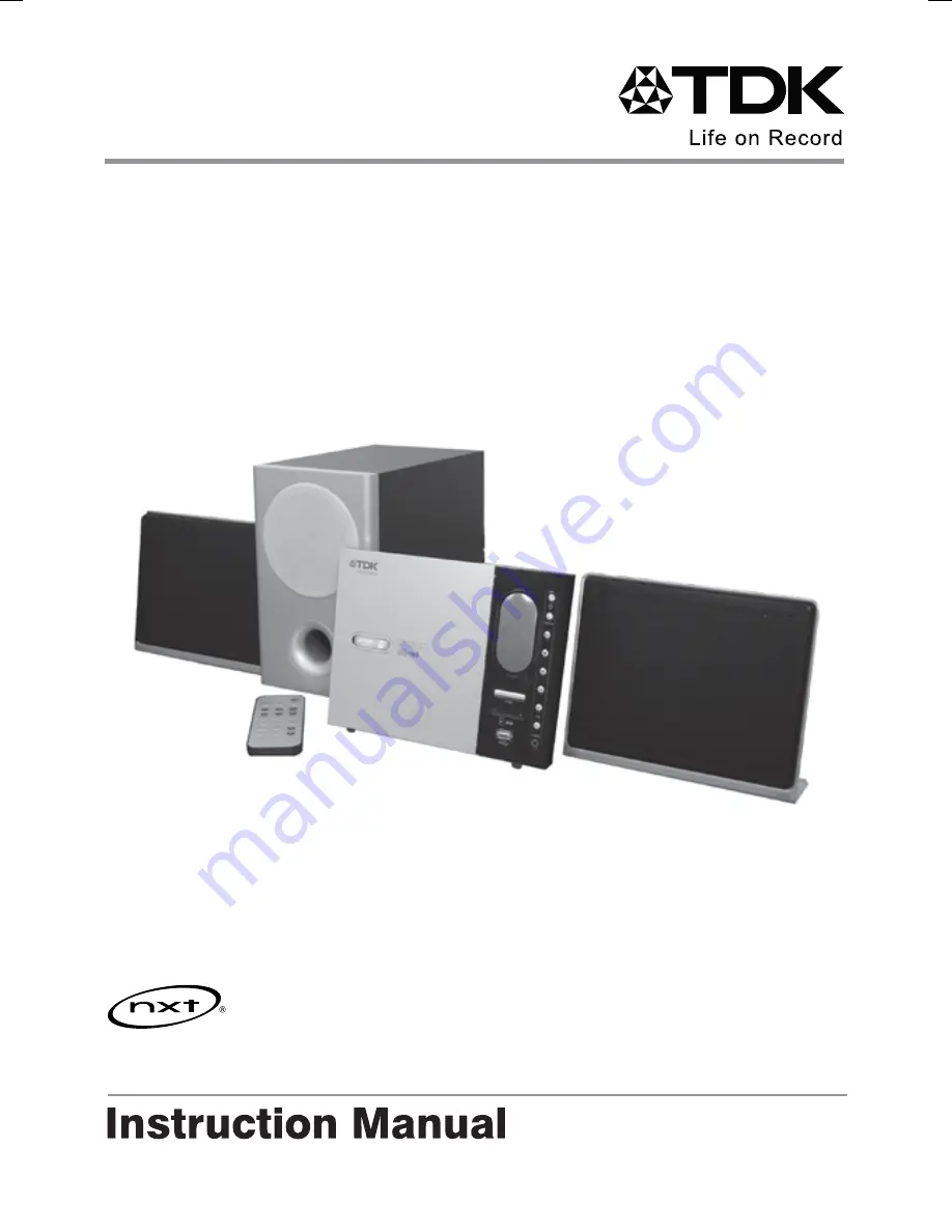 TDK NX-7CD Instruction Manual Download Page 1