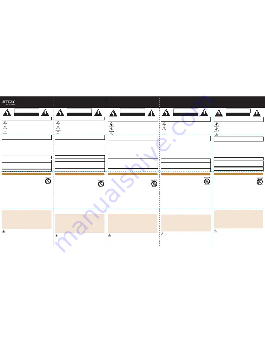 TDK TREK Max User Manual Download Page 4