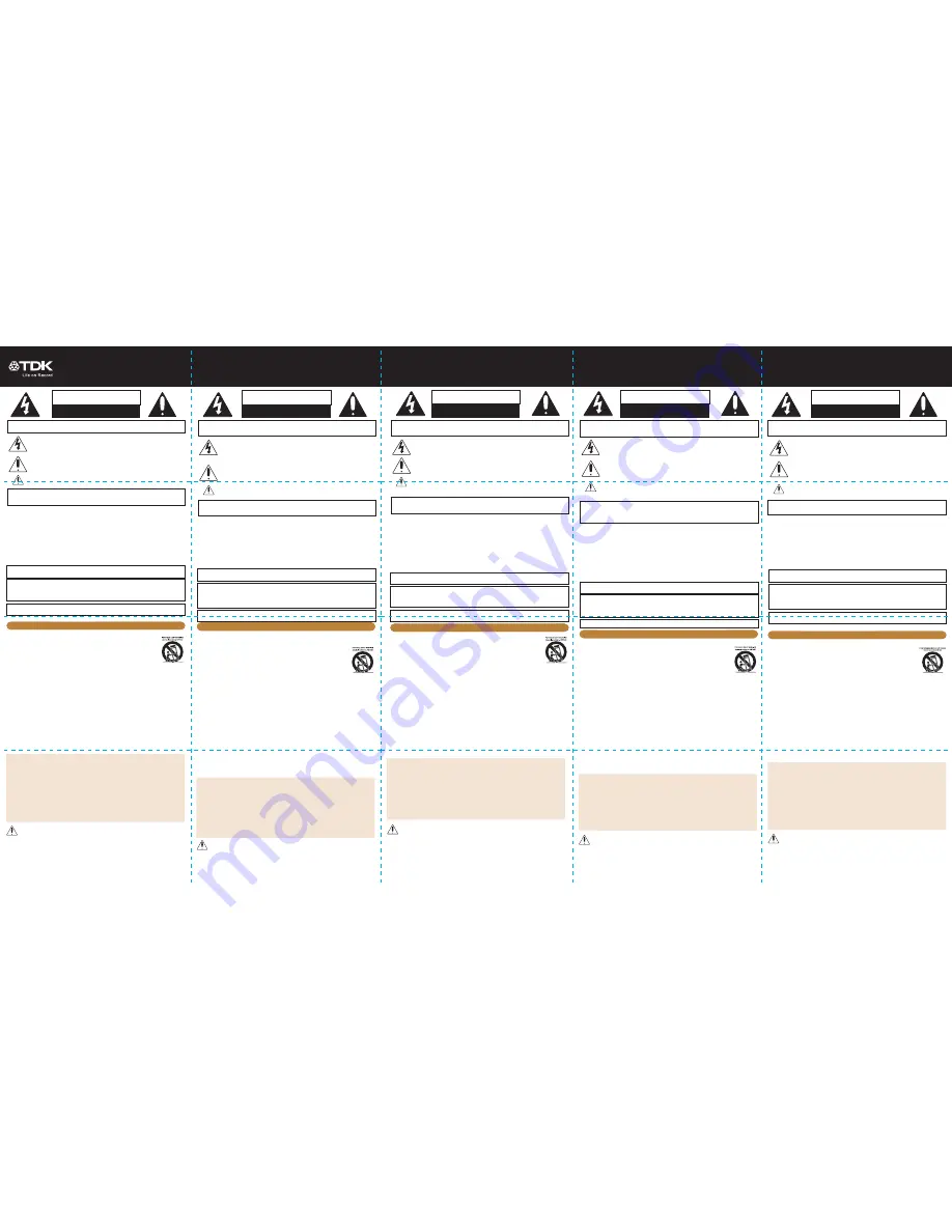 TDK TREK Max User Manual Download Page 5